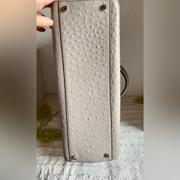 ♠️Kate Spade Bristol Drive Ostrich Loden Satchel Bag♠️  NWOT - with COA - Picture 7 of 13